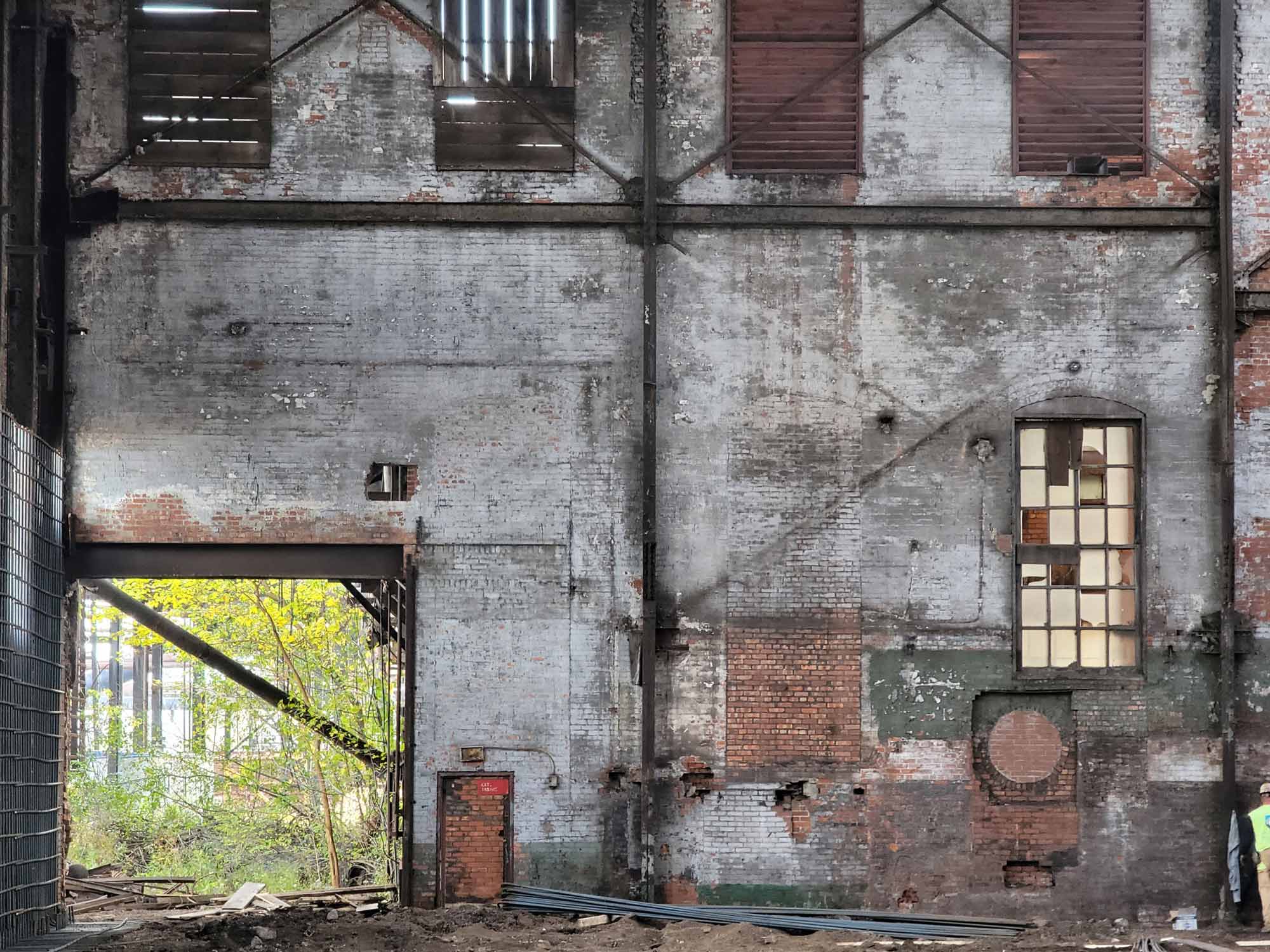 work at former Bethlehem Steel Site